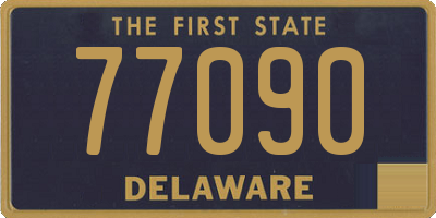 DE license plate 77090