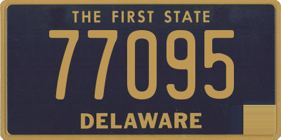 DE license plate 77095