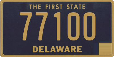 DE license plate 77100