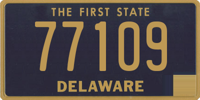 DE license plate 77109