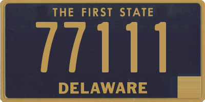 DE license plate 77111