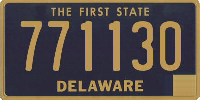 DE license plate 771130