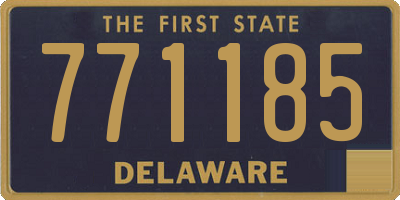 DE license plate 771185