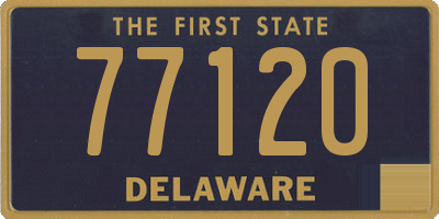 DE license plate 77120