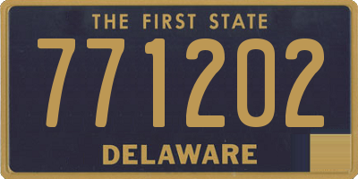 DE license plate 771202