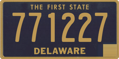 DE license plate 771227