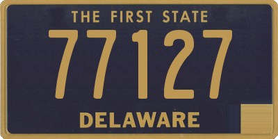 DE license plate 77127