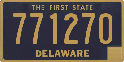 DE license plate 771270