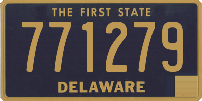 DE license plate 771279
