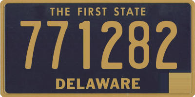 DE license plate 771282