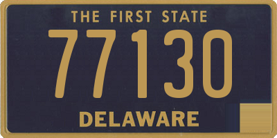 DE license plate 77130