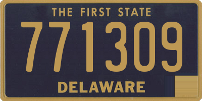 DE license plate 771309