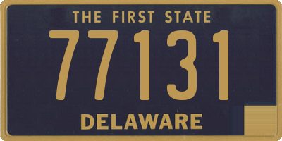 DE license plate 77131