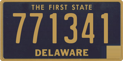 DE license plate 771341
