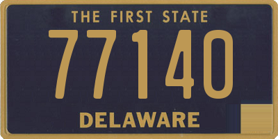 DE license plate 77140