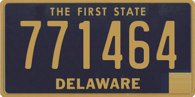 DE license plate 771464