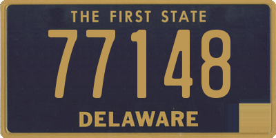 DE license plate 77148