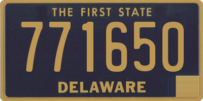 DE license plate 771650