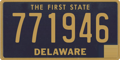 DE license plate 771946