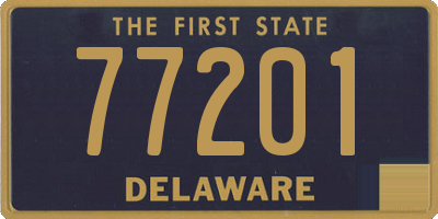 DE license plate 77201