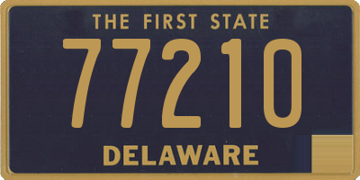 DE license plate 77210