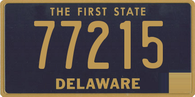 DE license plate 77215