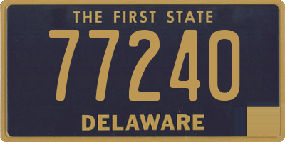 DE license plate 77240
