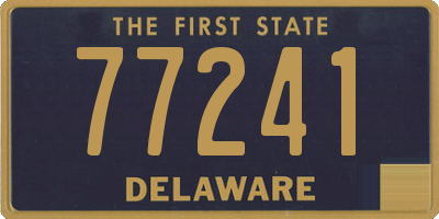 DE license plate 77241
