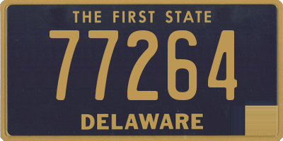 DE license plate 77264