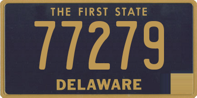DE license plate 77279