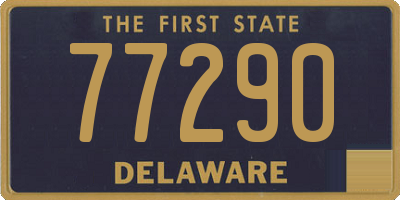 DE license plate 77290