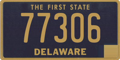 DE license plate 77306