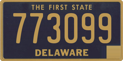 DE license plate 773099