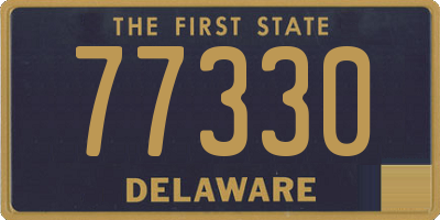 DE license plate 77330