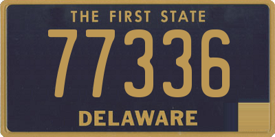 DE license plate 77336