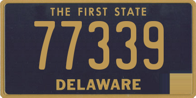 DE license plate 77339