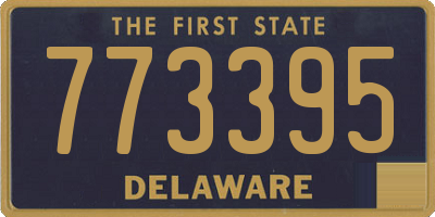 DE license plate 773395