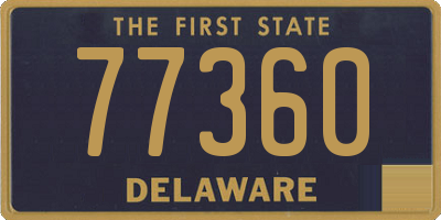 DE license plate 77360