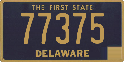DE license plate 77375