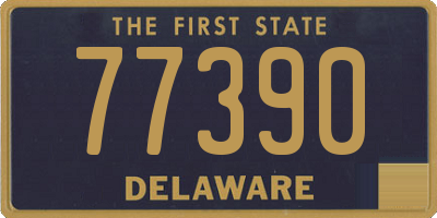 DE license plate 77390