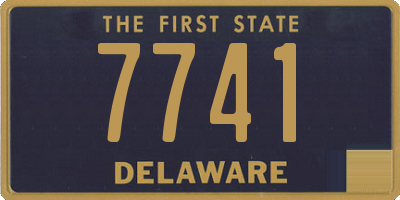 DE license plate 7741