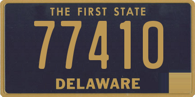 DE license plate 77410