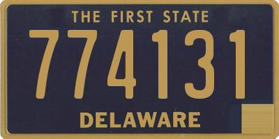 DE license plate 774131