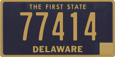 DE license plate 77414