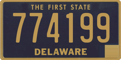 DE license plate 774199