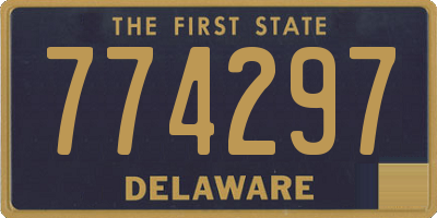 DE license plate 774297