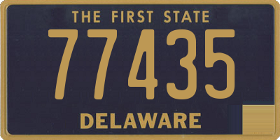 DE license plate 77435
