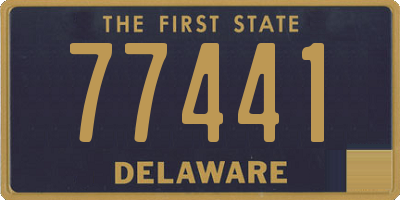 DE license plate 77441