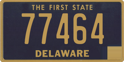 DE license plate 77464