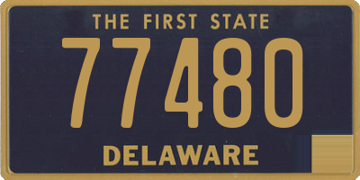 DE license plate 77480